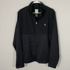 Vuori Sunday Element Track Jacket V265 Men’s Size Large Black Full Zip